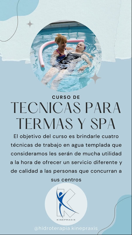 Destacada capacitación de terapias acuáticas en el marco del Foro de Termalismo y Enoturismo