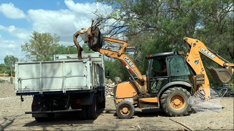 -El Ecoparque en Mendoza destina su primera carga de poda a generar biomasa-