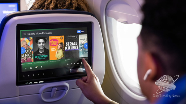 United y Spotify se unen para una mejor experiencia a bordo